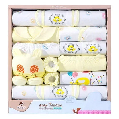 Ensemble bébé fille 18 pièces 100% coton, doux automne, cadeau sans boîte