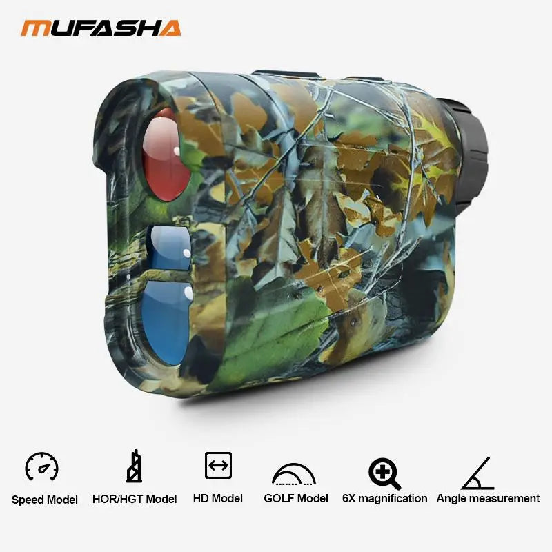 MUFASHA télémètre laser 656 yd – extérieur chasse, pluie/brouillard, rampe auto