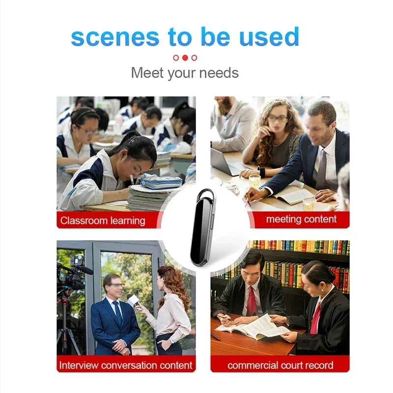 Mini Caméra Vidéo Portable 1080P, Dictaphone avec Micro SD .