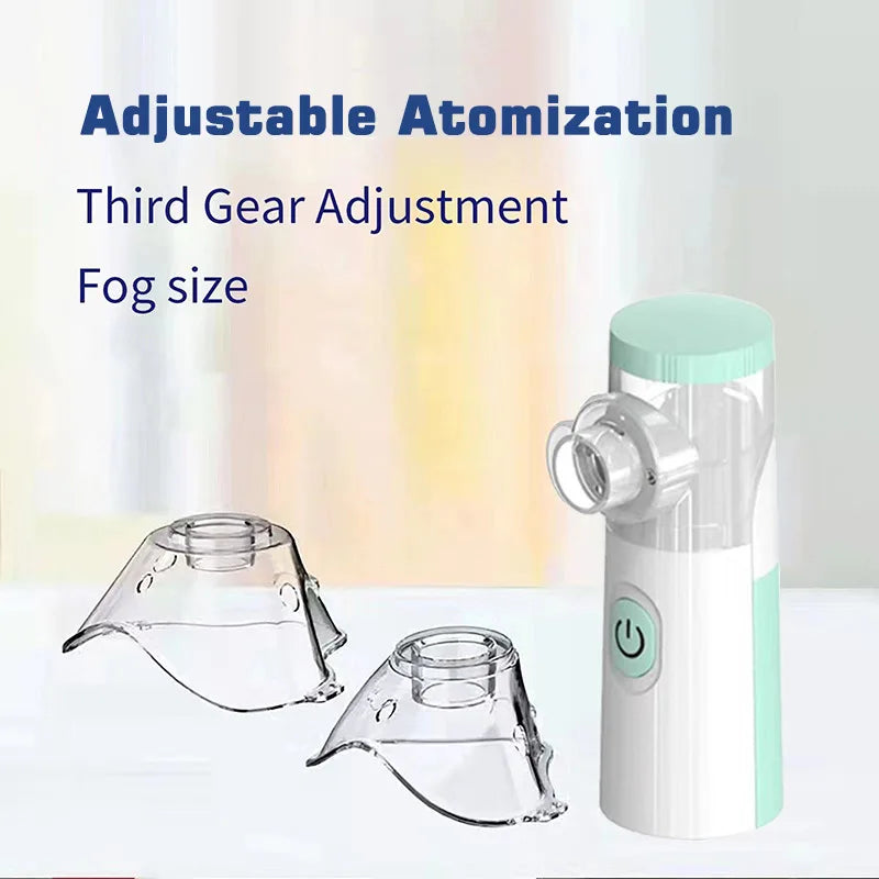 Nébuliseur médical silencieux portable à mailles, mini inhalateur enfant .