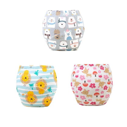 Pantalon d'entraînement bébé coton imperméable – 6 couches absorbantes – Lavable et réutilisable – Culotte apprentissage confortable et écologique