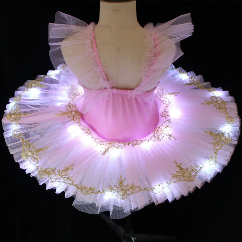 Robe ballerine enfant – Costume de danse classique, tutu, spectacle, entraînement