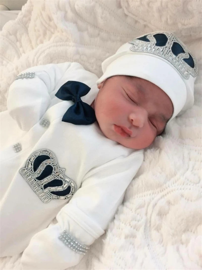 Barboteuse Bébé Jetable avec Nom, Ailes d'Ange, Sortie de Maternité .