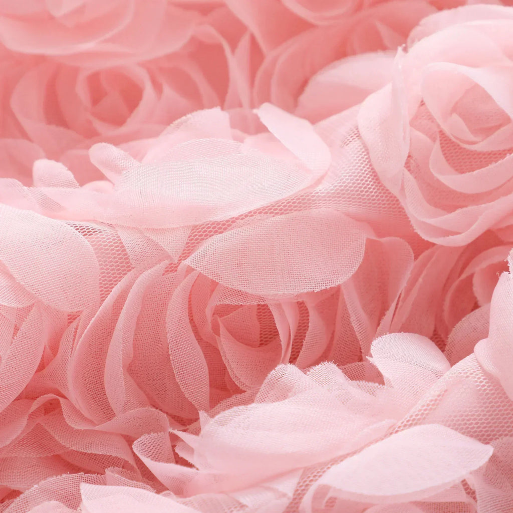 Robe fille gaze rose – Manches longues, douce, mignonne, 2-7 ans, printemps automne