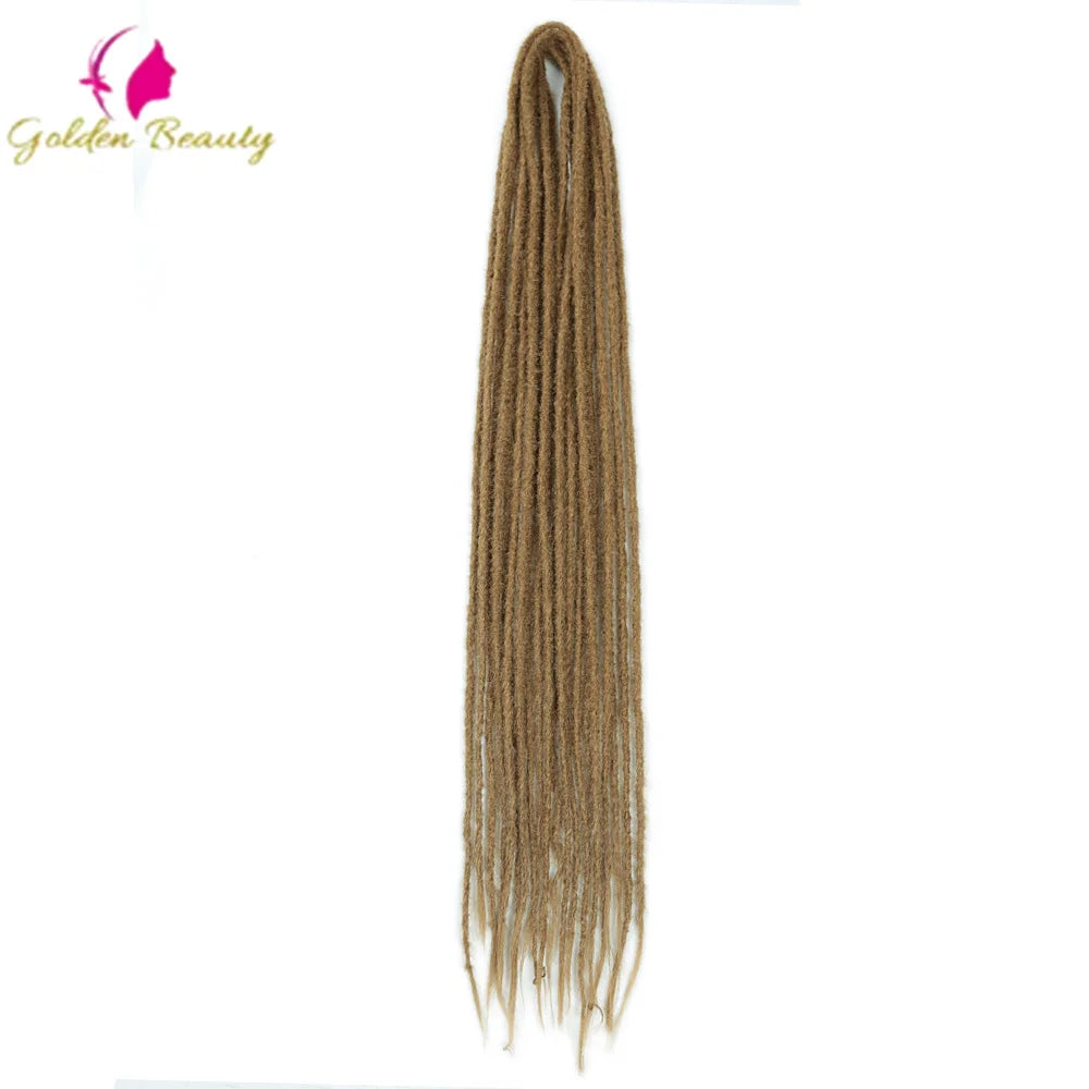 Extensions Dreadlocks Synthétiques 24” Double Extrémité, 10 Brins .