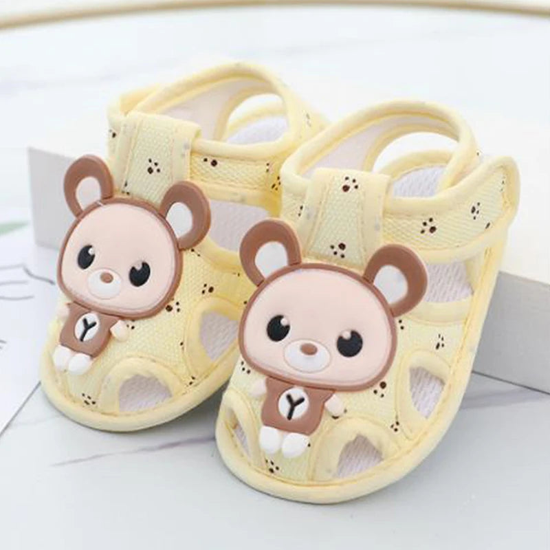 Sandales bébé été 0‑15M – souples, premiers pas, fille & garçon