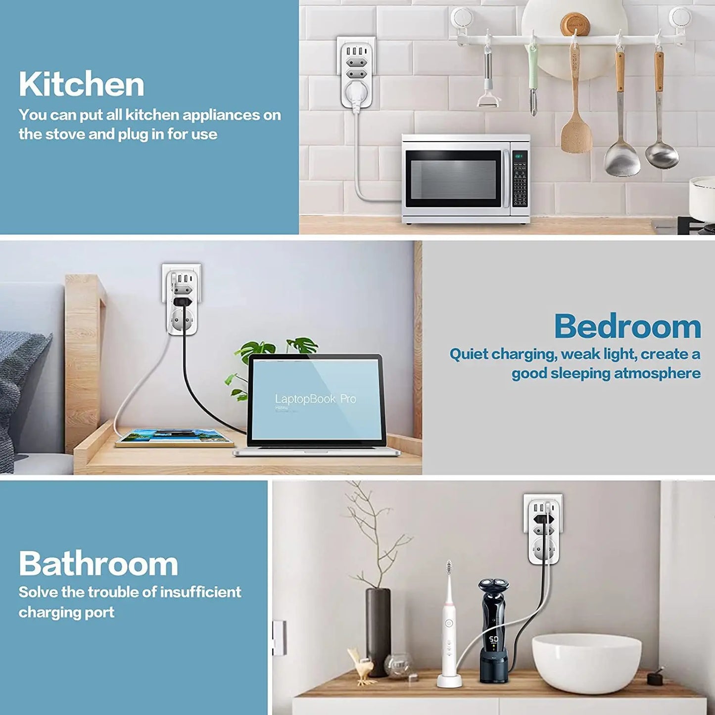 Caméra Sécurité WiFi Mini 4K, Prix EU, Vision Nocturne, Surveillance à Distance, USB .