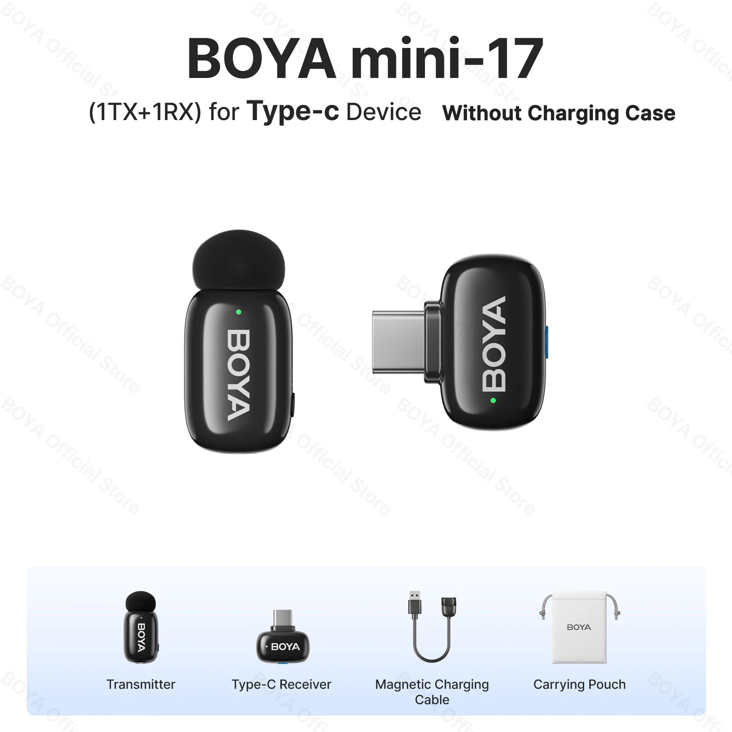 Micro Sans Fil BOYA Lavalier Mini, Enregistrement Audio/Vidéo .