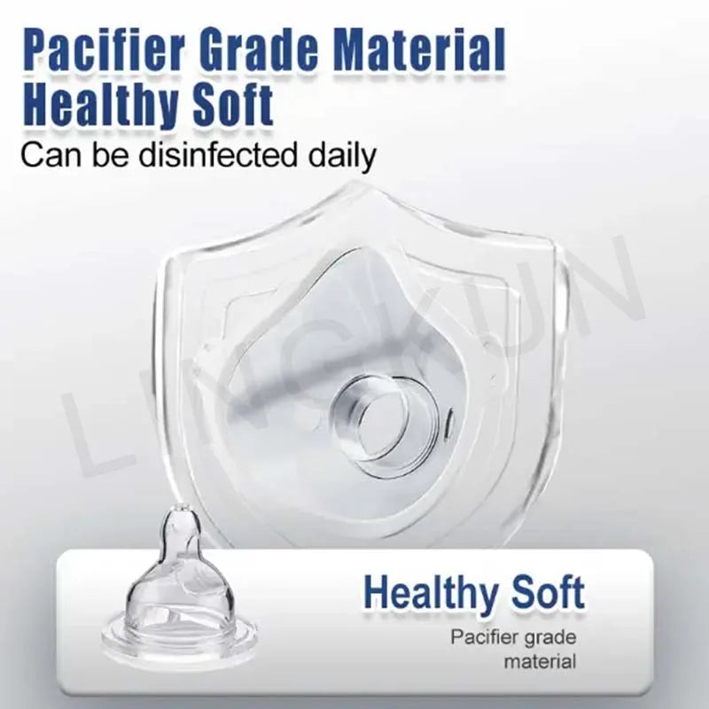 Nébuliseur médical silencieux portable à mailles, mini inhalateur enfant .