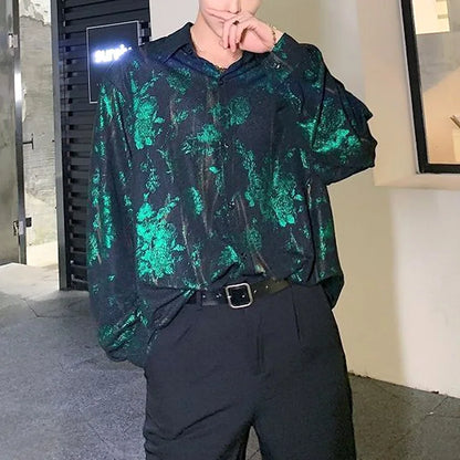 Vêtements homme style coréen à col rabattu