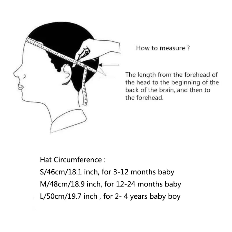 Chapeau bébé garçon – Béret coton avec visière, quatre saisons, léger, été, 1-4 ans