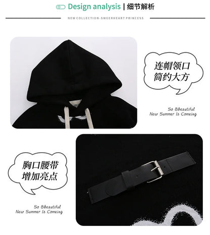 Ensemble survêtement fille 5-12 ans, sweat à capuche et pantalon, automne-hiver .