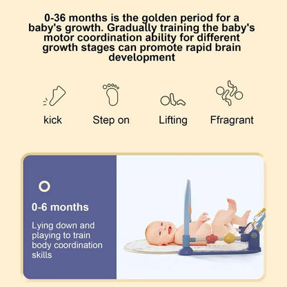 Jouet d'éveil bébé 0-36 mois – Piano musical avec pédales, cadeau éducatif