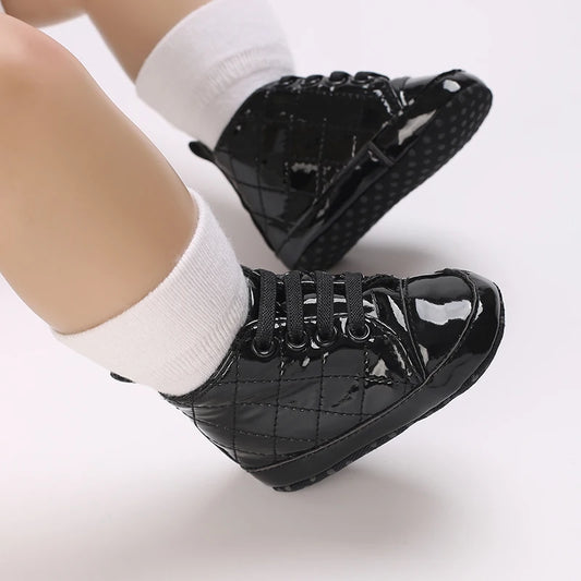 Chaussures cuir bébé montantes, loisir et premier pas