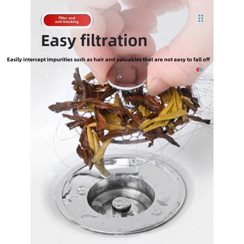 Filtre de Vidange d'Évier de Sol, Noyau Pop-up, Filtre Anti-décennie age, Accessoires de Cuisine