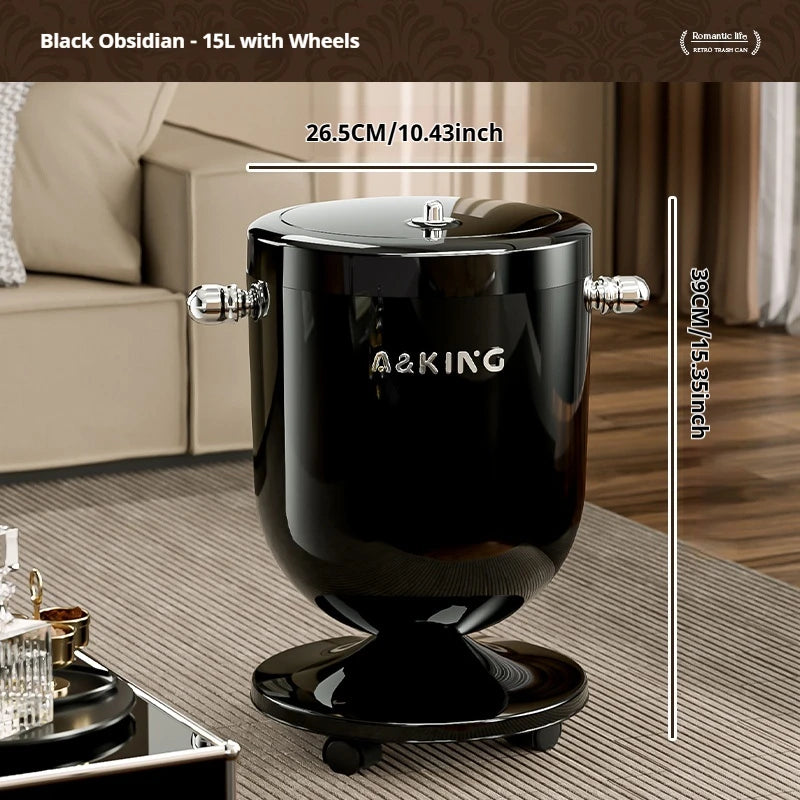 Poubelle Mobile Leasylife avec Roulettes – Haute et Moderne