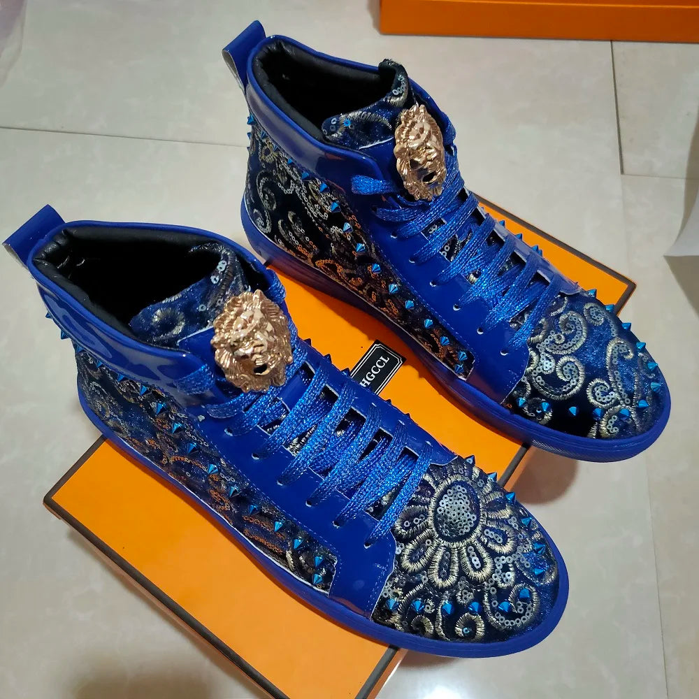 Bottines luxe homme printemps automne – Style brillant et tendance