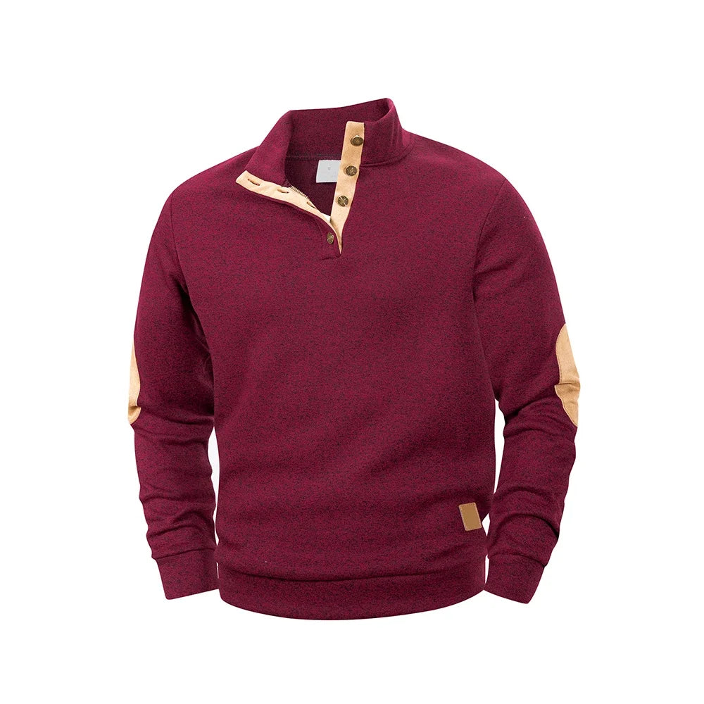 Pull Homme Décontracté – Col Montant Mode