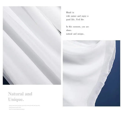 Pantalon femme grande taille en mousseline de soie, jambe large, taille haute, blanc, décontracté .