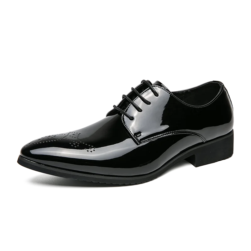 Chaussures Oxfords homme vert verni – Pointues, miroir, luxe, formelles, haute qualité .