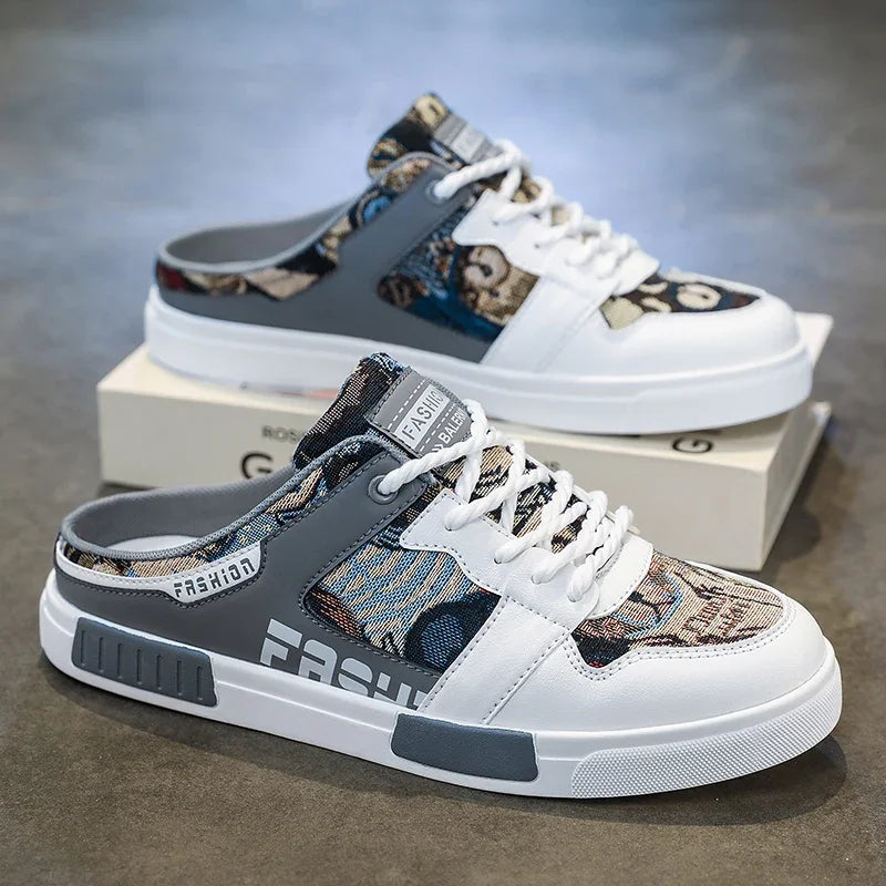 ELUVA Sandales d'été pour hommes Chaussures coulissantes respirantes Confortables pour l'extérieur Semelle légère Sandales de marche décontractées antidérapantes .