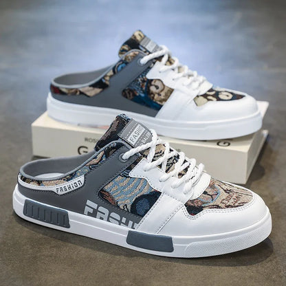 ELUVA Sandales d'été pour hommes Chaussures coulissantes respirantes Confortables pour l'extérieur Semelle légère Sandales de marche décontractées antidérapantes .