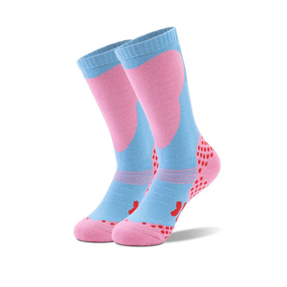 Chaussettes de ski thermiques enfants – Coton épais chaud, sport neige, filles & garçons
