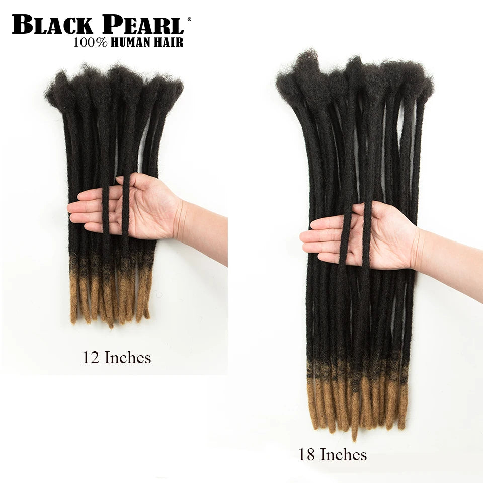 Extensions dreadlocks cheveux humains – Loc crépus droit, 100% cheveux humains, dreadlocks naturelles