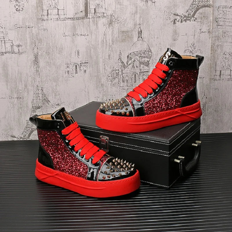 Bottines plates à lacets homme – Style luxe et confort A6