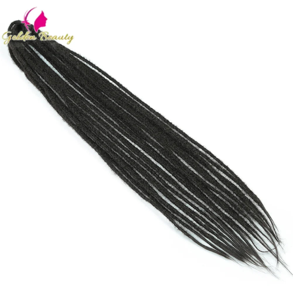 Extensions Dreadlocks Synthétiques 24” Double Extrémité, 10 Brins .