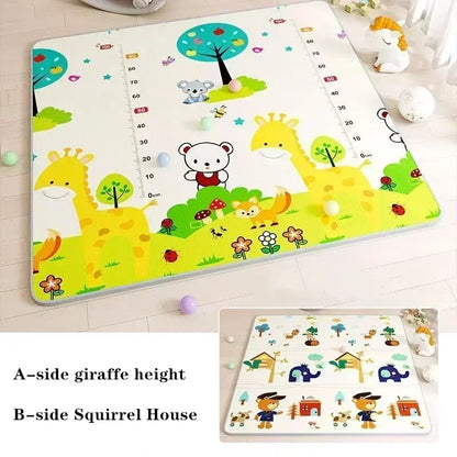 Tapis de jeu bébé 5 tailles – 2 épaisseurs au choix – Puzzle sécurisé – Tapis crèche et escalade – Aire de jeu enfants activités ludiques