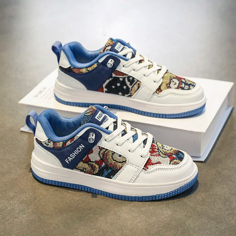 Baskets Basses Enfant Cuir PU Confortables – Chaussures École Garçons Filles Mode