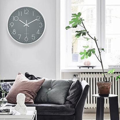 Horloge murale Quartz 8'' cubique silencieuse déco salon