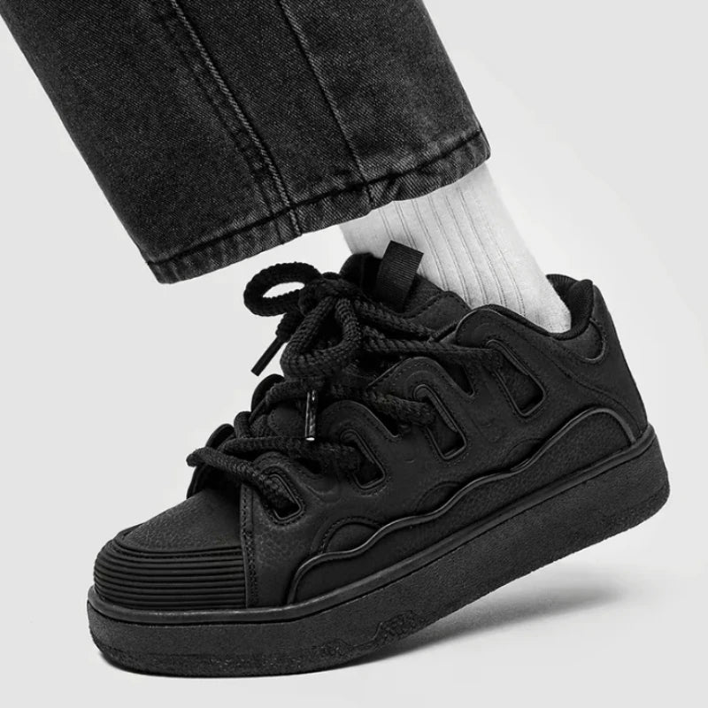 Chaussures hommes baskets extérieur, nouvelle plate-forme, vulcanisées, décontractées, respirantes, antidérapantes, confortables, course .