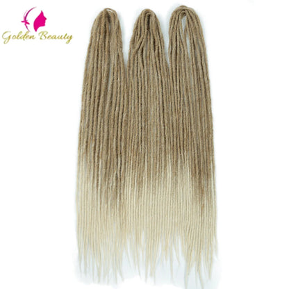 Extensions Dreadlocks Synthétiques 24” Double Extrémité, 10 Brins .