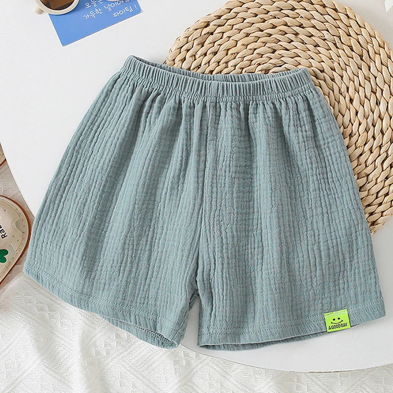 Shorts en coton respirant pour enfants – Pantalons courts été garçons et filles