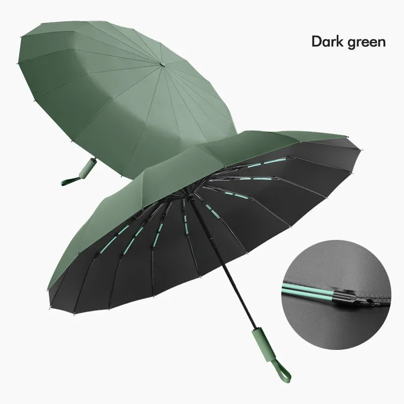 Parapluie Xiaomi Youpin double couche anti-vent, 16 côtes, protection UV, pluie et soleil