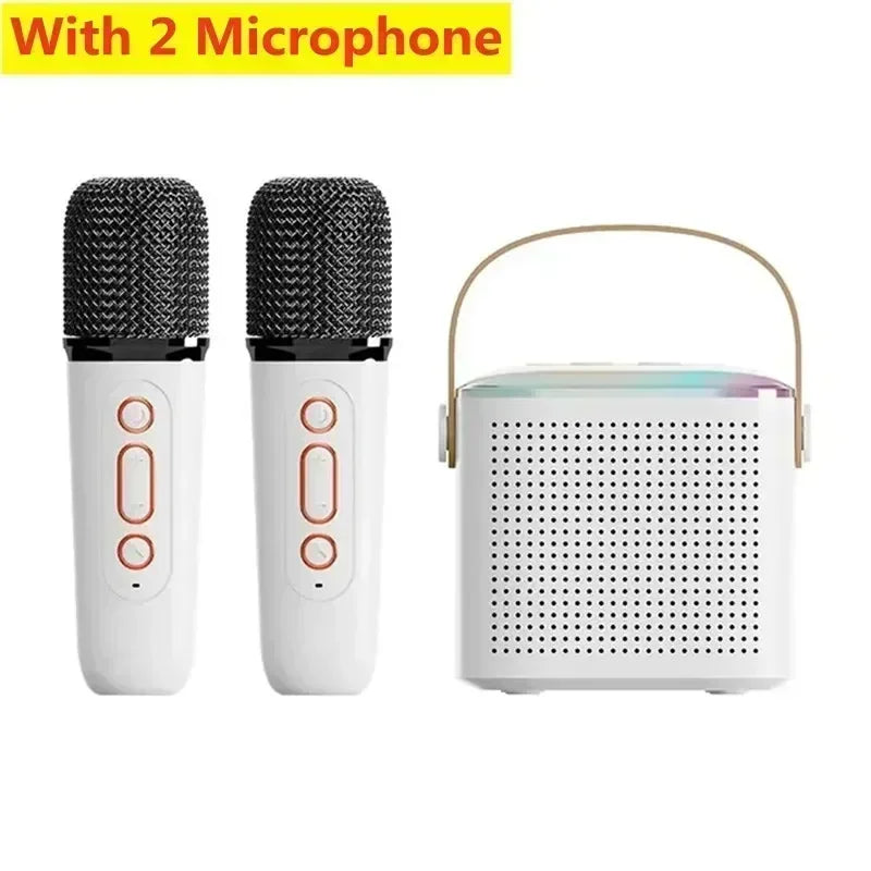 Enceinte karaoké Bluetooth portable avec micro, mini système audio KTV