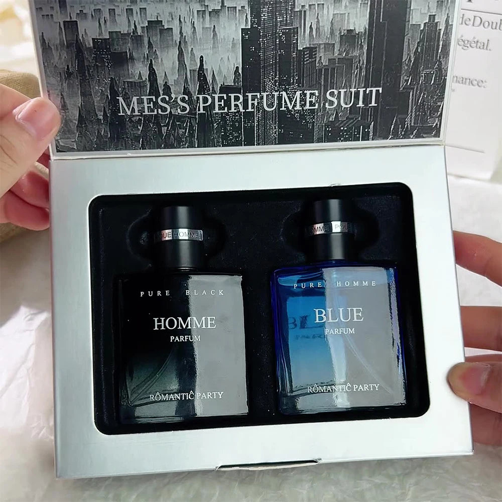 Glamour parfum homme, coffret Cologne longue durée, phéromones, spray original .