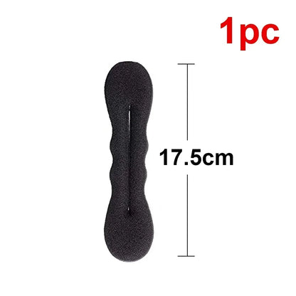 Outil coiffure boucle plastique, scrunchie chignon torsion