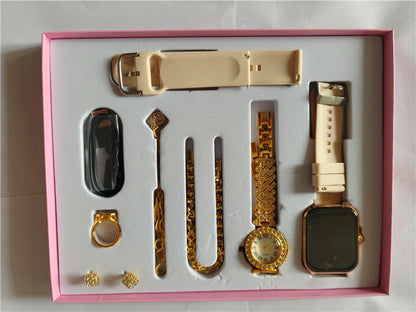 Montre femme luxe ou avec diamant connectée  A58 Plus, cadeau sport 7 fonctions .