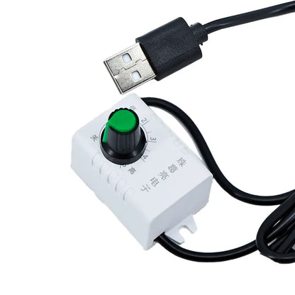 Ventilateur Extracteur Fumée 2 Types DC 5V USB, Vitesse réglable, Conduit 1-2 Voies, Tuyau 1m/3m