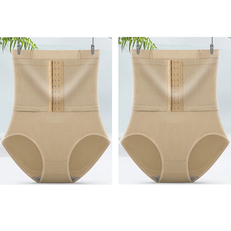 Sous-vêtements amincissants femmes – Slips shaper taille haute  2 piècesavec boucle réglable