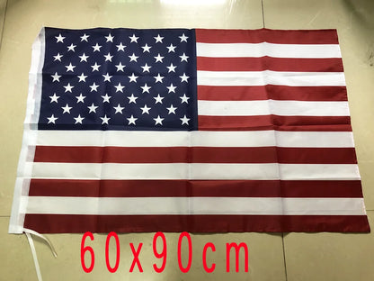 Drapeau Américain 90x150cm – Polyester Résistant, Double Face, USA