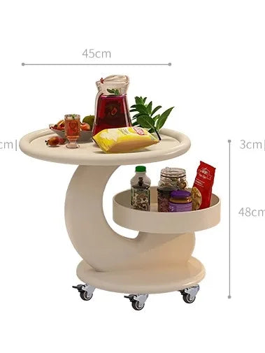 Table basse blanche Simple, peu encombrante, minimaliste, mobile, italienne, esthétique, meubles de luxe en bois ;