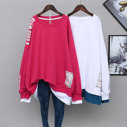 T-shirt femme noir ample graphique, style Kpop, streetwear élégant anime .