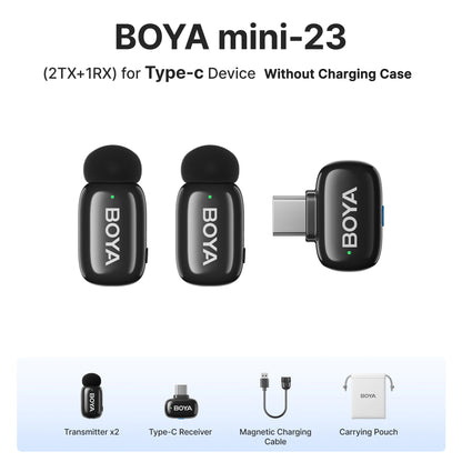 Micro Sans Fil BOYA Lavalier Mini, Enregistrement Audio/Vidéo .
