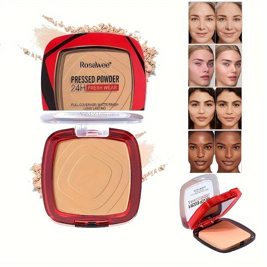 Fond de Teint Poudre PMurcia Couvrance Totale 24h avec Applicateur .