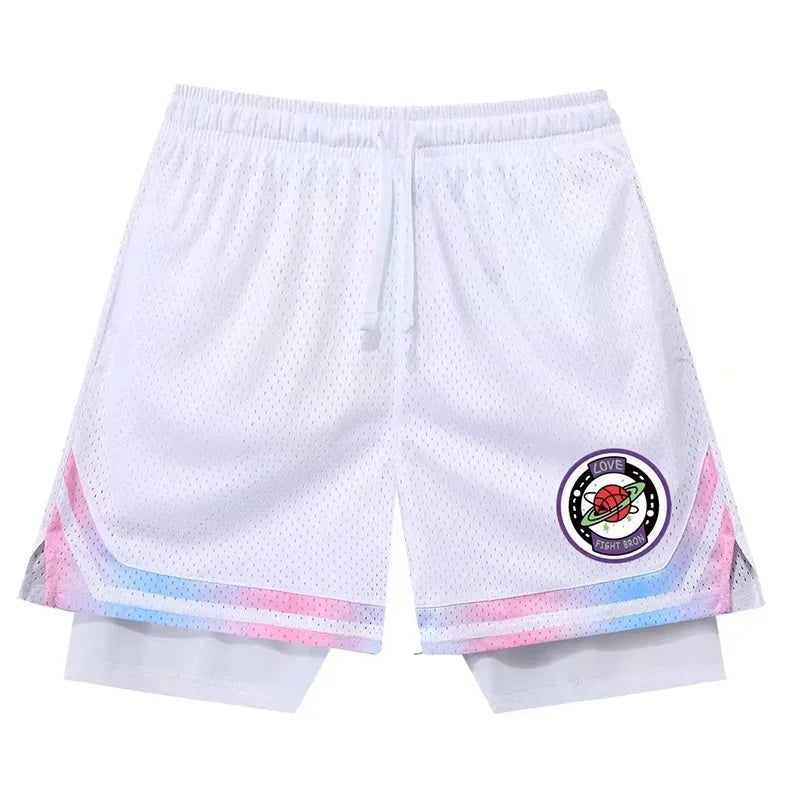 Short basket ample unisexe, style américain, cinq points, anti-lumière, été, sport .