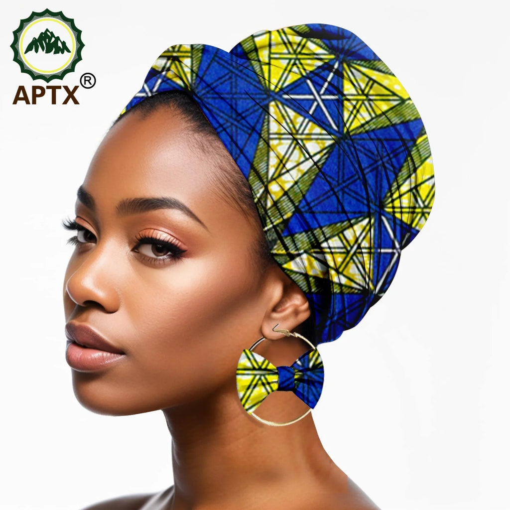 Turban africain femme – Foulard satin doublé, grande fleur, imprimé floral, bonnet musulman